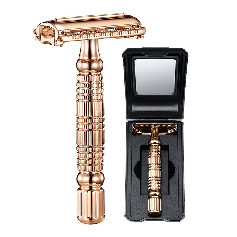 Best of Double Edge Blades Razor Safety Alloy Razor Manual Shaver Top Quality Rose Gold Butterfly Men Shaving Reviews & Tips