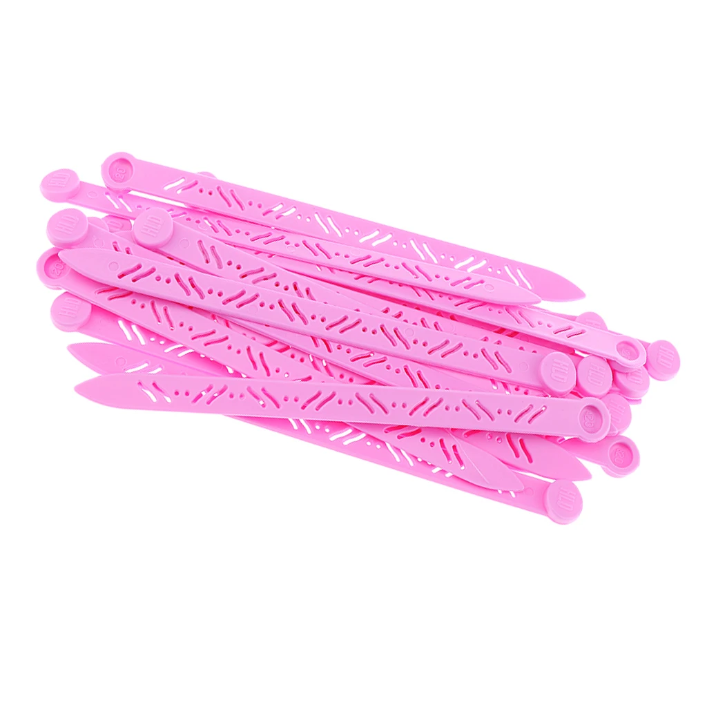 Professional Plastic Long 20pcs Hair Curling Roller Picks Hair Pins Rods Fixer Holder Tools