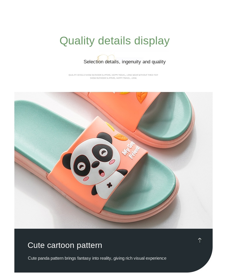 Cool Slippers Couple Male Outside Wear a Pair of Thick Soles Slippers Ins Antiskid Household Household Cute Summer Indoor Female