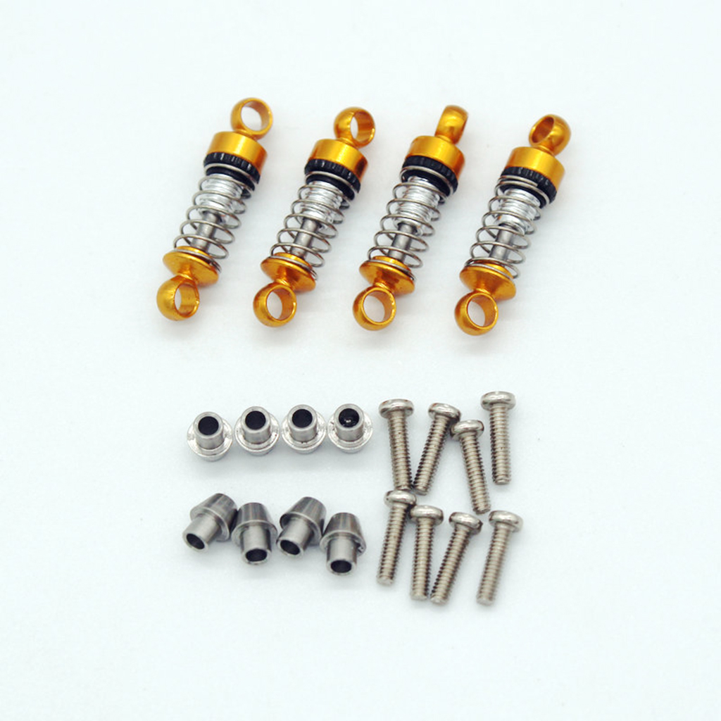 4Pcs Aluminum Alloy Shock Absorber Upgrade Parts for WLtoys K989 K969 K979 P929 1/28 RC Model  Car Replacement