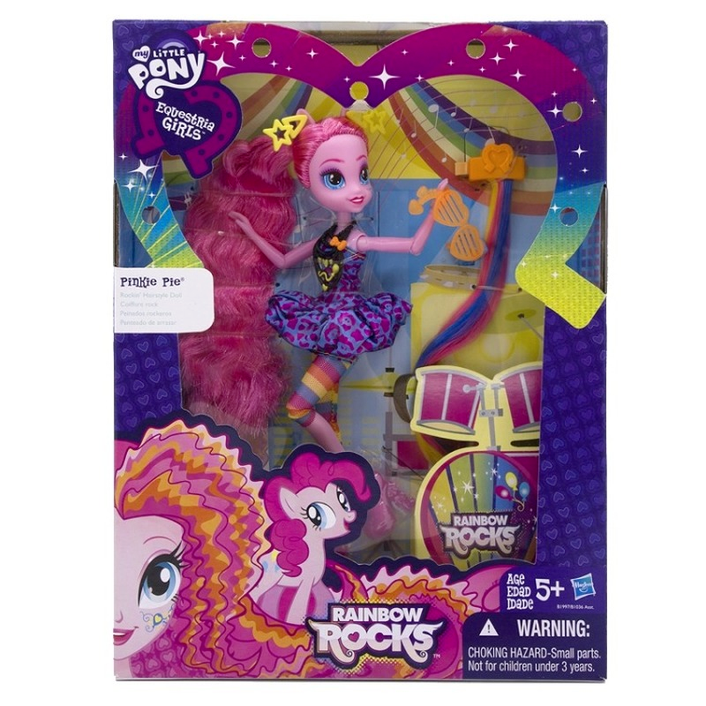 Habro My Little Pony радужные длинные волосы, рок-кукла, Пинки-пирог,  модели фильмов и ТВ, игрушки, подарок для девушки на день рождения |  AliExpress