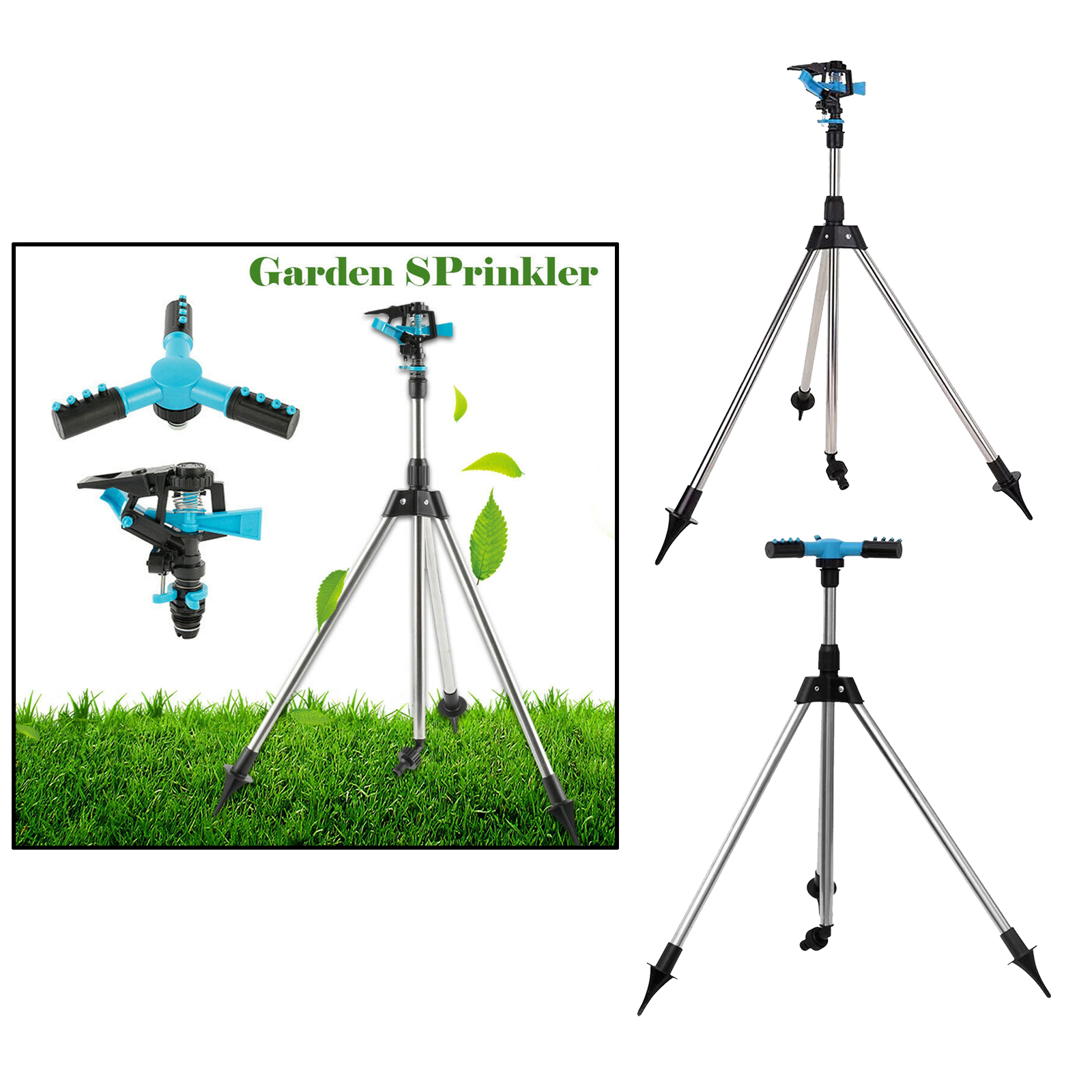 Tripod Sprinkler Watering Lawn Yard Garden Watering System Irrigation Sprinkler Tripod