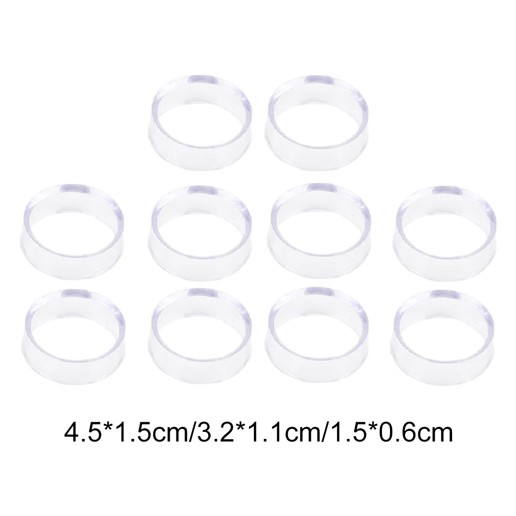 10x Acrylic Clear Crystal Ball Base, Display Stand, Transparent Pedestal Quartz Glass Sphere Holder