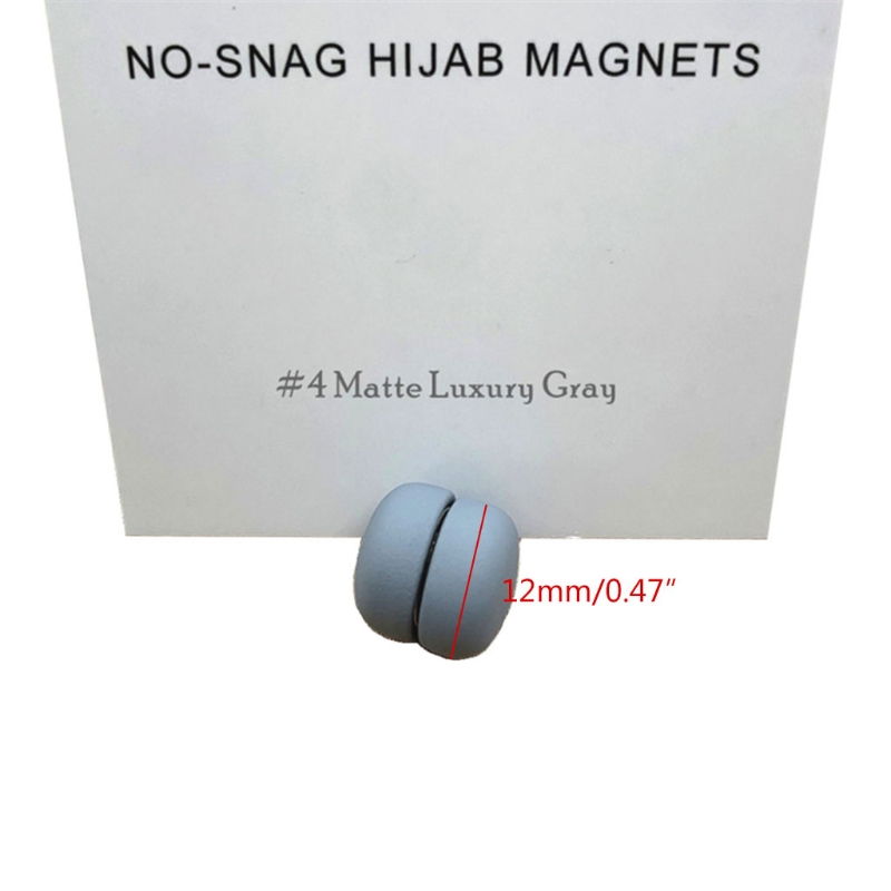 8pcs Épingles Magnétiques pour Hijab, Polyvalentes Clip Magnétique Foulard Aimants Hijab sans Accroc Épingles Magnétiques Fortes pour Hijab Broche sans Épingle pour Femmes (Or, Noir