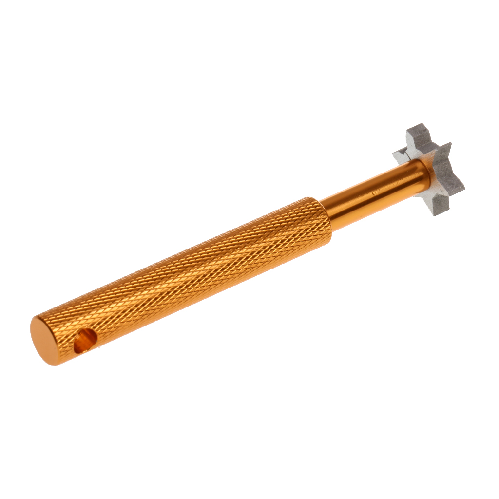 Golf Groove Sharpener With 6-head - Sharpens All Irons & W Grooves