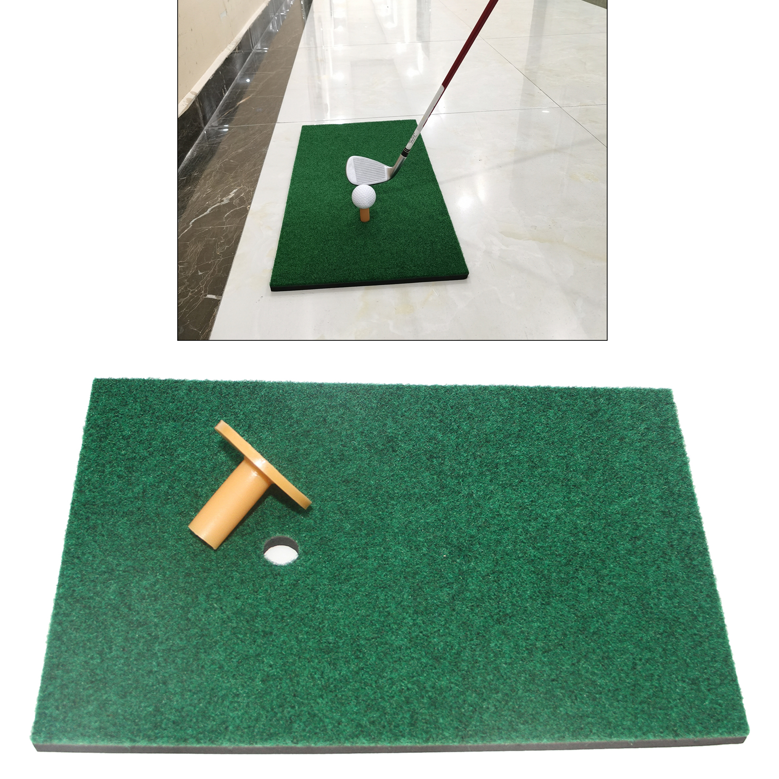 Deluxe Golf Practice Mat Aids Pad Garden Practicing Turf Carpet Golfer