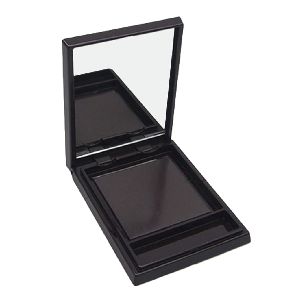 Empty Makeup Eyeshadow Case Tray Holder Plate for Blush Lipstick Concealer Black