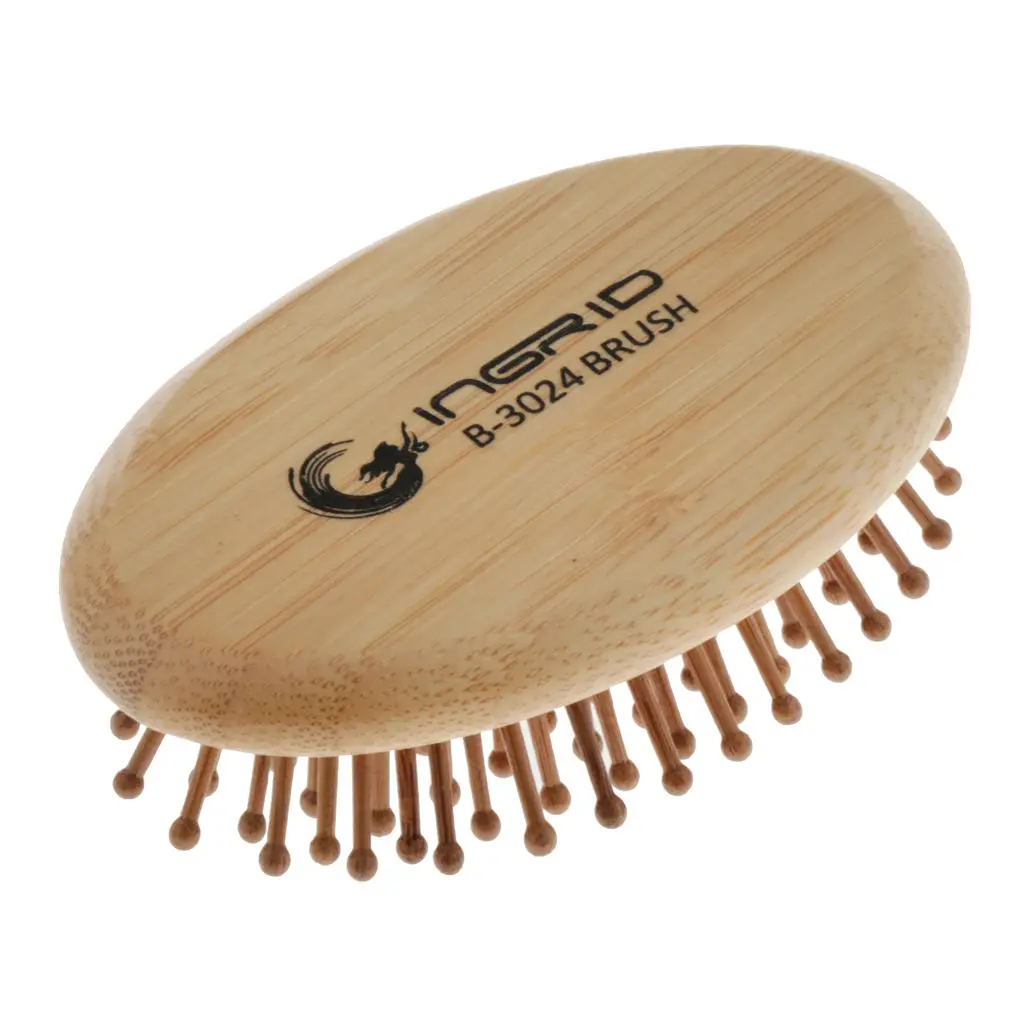 Frizz Free Scalp Massage Paddle Brush Travel Cushioned Anti-static Hairbrush