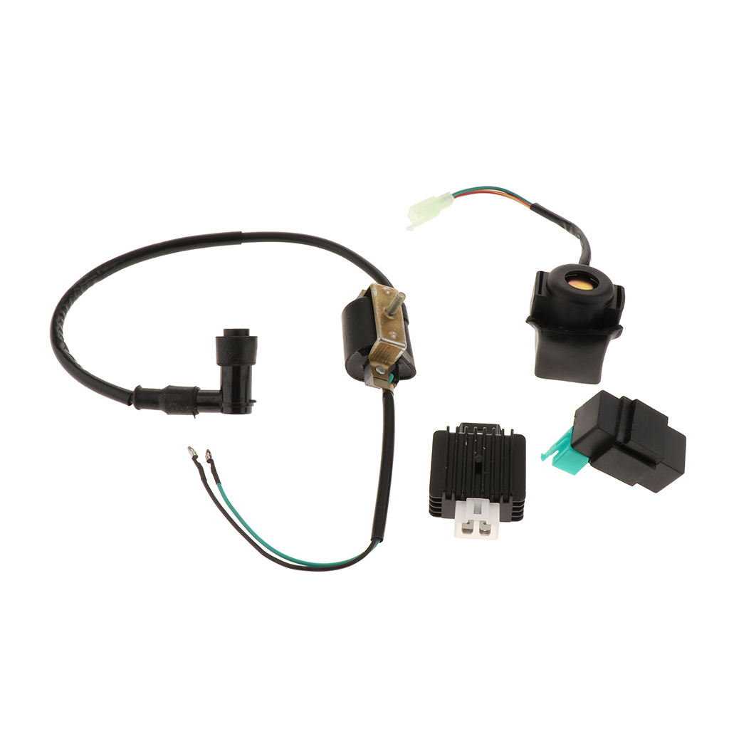 Performance Ignition Coil + AC CDI + Starter Relay Solenoid for 90cc ATV