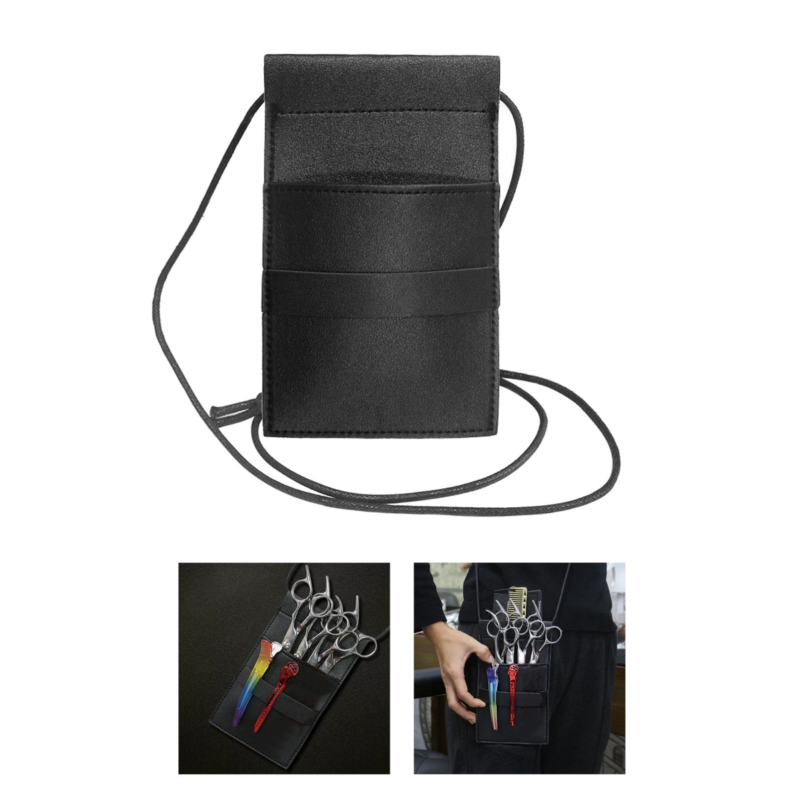 Salon Barber Scissors Hairdressing Waist Bag Shears Brushes Tools Storage