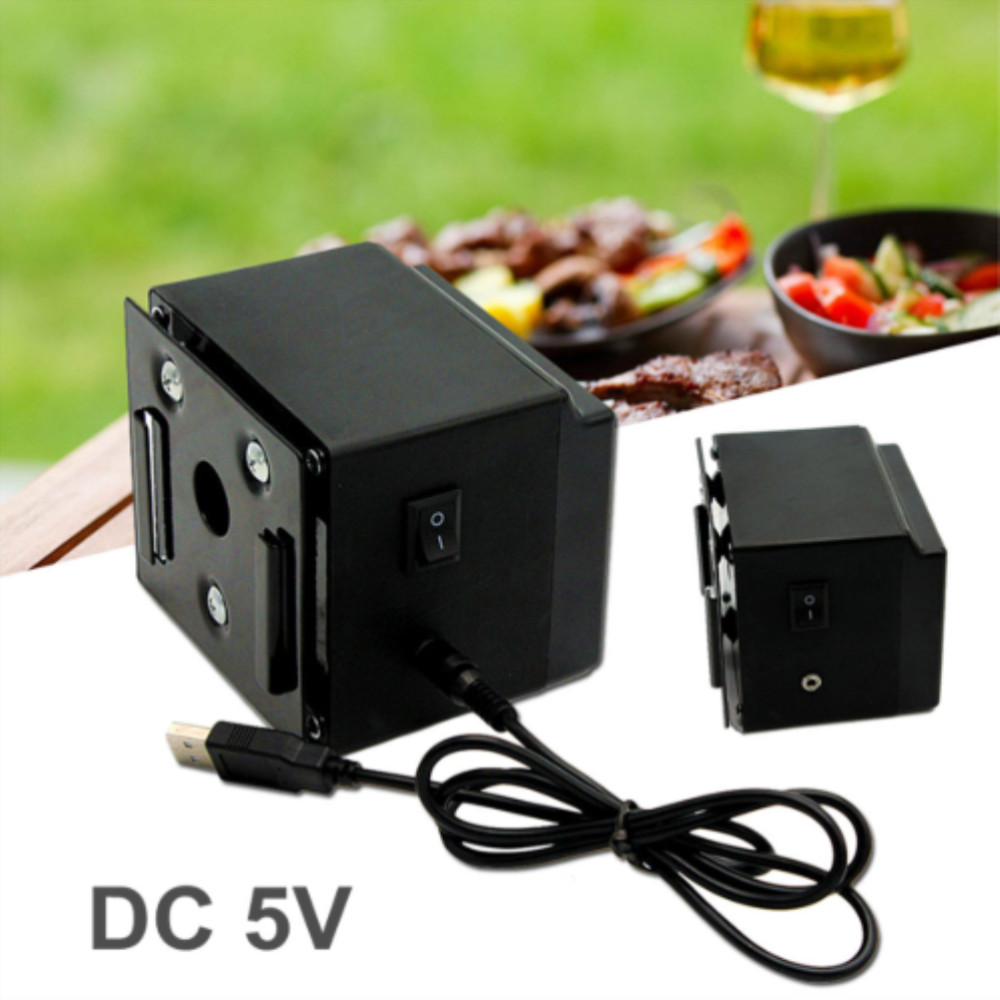 DC 5V BBQ Roaster Rotisserie Motor Outdoor Picnic Barbecue Accessory with USB