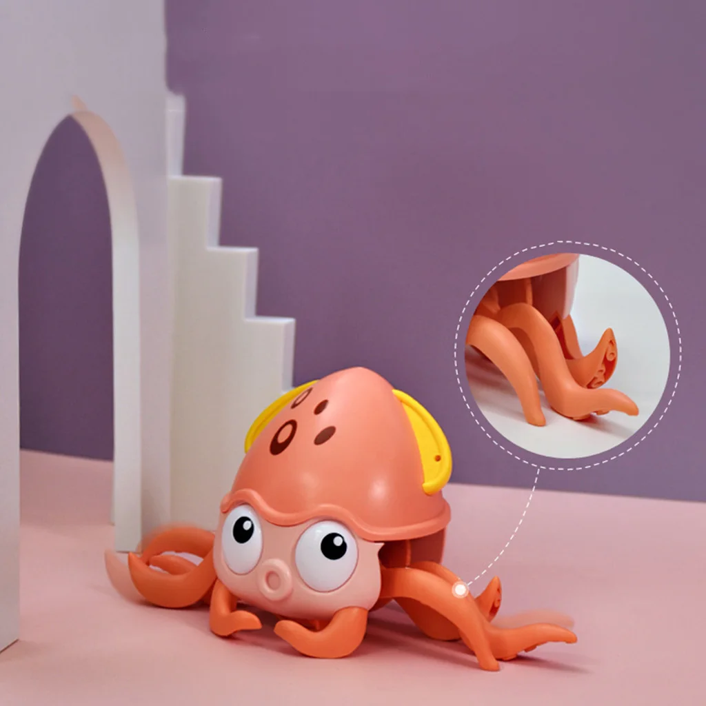 Swimming Wind-up Toy Crawling Octopus Dabbling Bathing Pool Floats Shower Swim Bath Toys Bag Filler Gift Party Favors