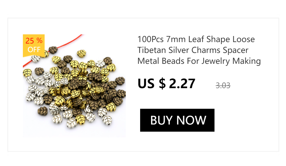50PCS Tibaten Silber Runde Lose Dichtung Metall Spacer Perlen Für Schmuck Machen Diy Armband Halskette Zubehör Finden Großhandel – Detail 11