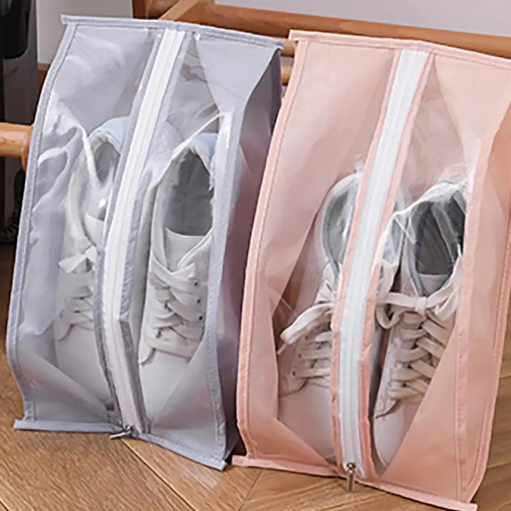 bolsas de almacenamiento de sellado para ropa y zapatos Juego de 20 bolsas de almacenamiento impermeables de viaje mezcla de 5 tamaños Flamingo transparente esmerilado con cierre de cremallera 