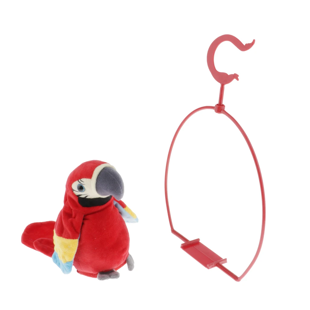 Talking Parrot Repeats What You Say Electronic Pet Toy Plush  Interactive Toys Children Gift
