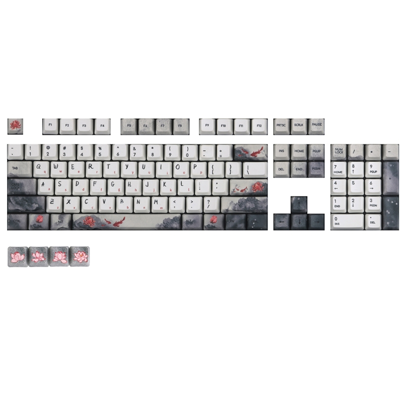 koi nobori carpa teclado keycaps q1jf