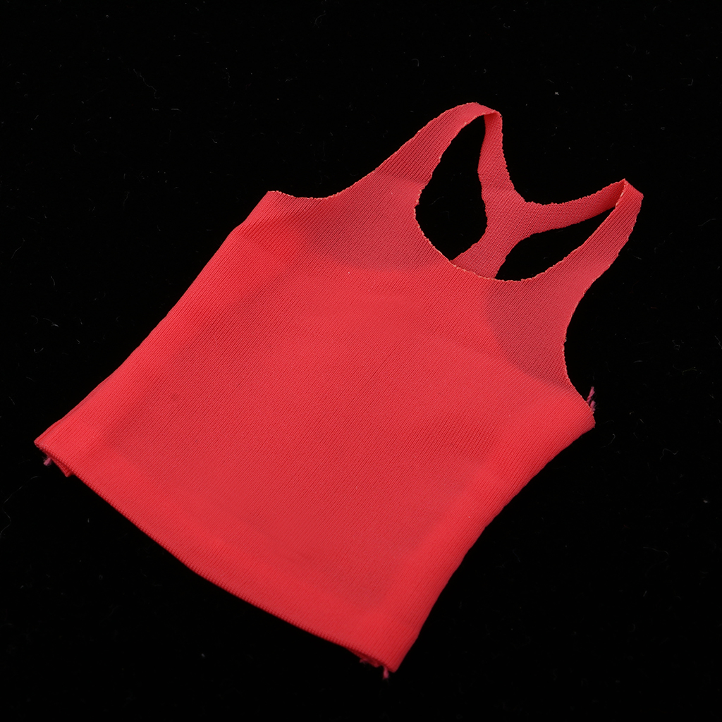 1/6 Scale Female Slim Vest  for 12'' Hot Toys Phicen Kumik Action Figures Accessories Clothings