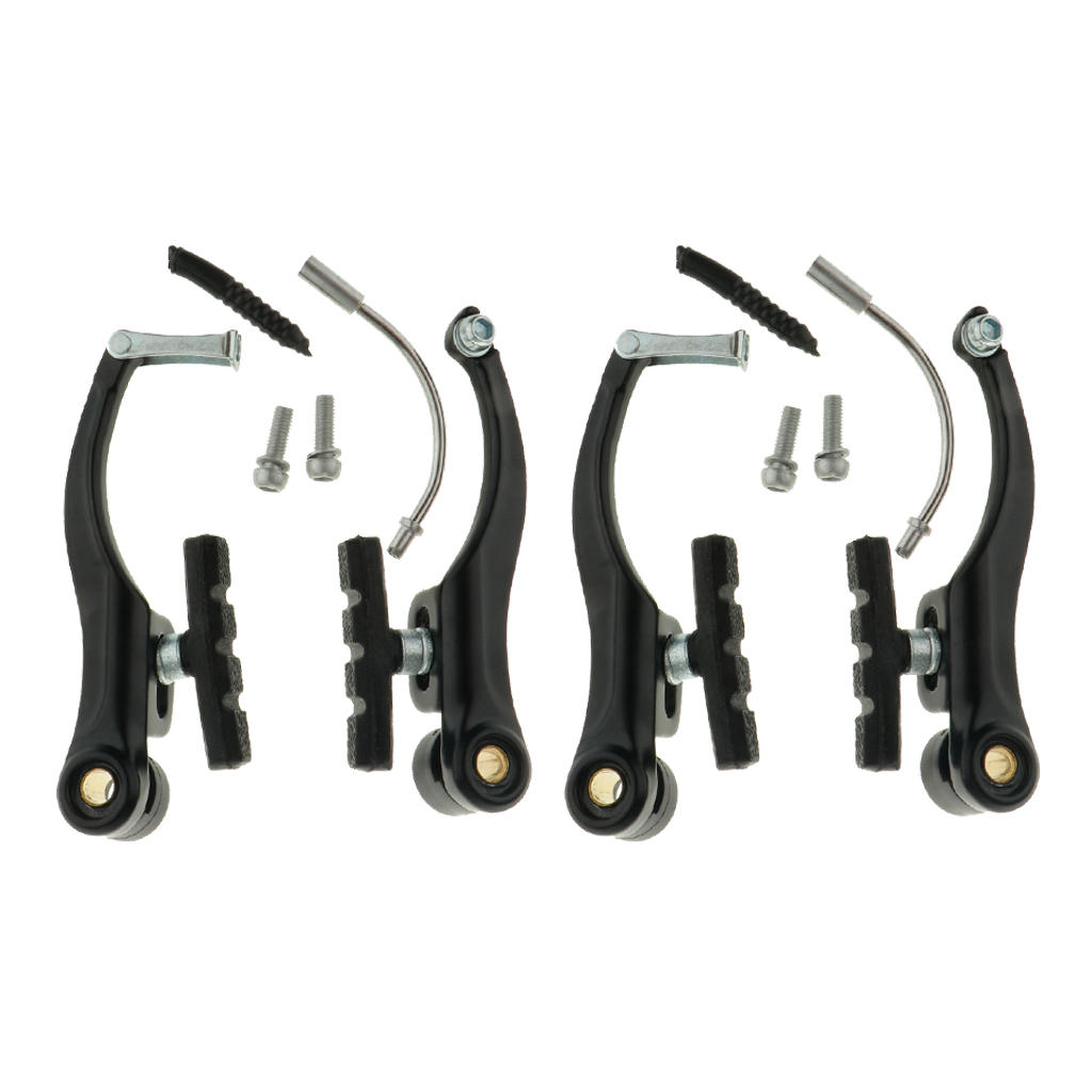 2-part Aluminum V Brake Rim Front Rear Brake Caliper Tool Set for  BMX Bikes