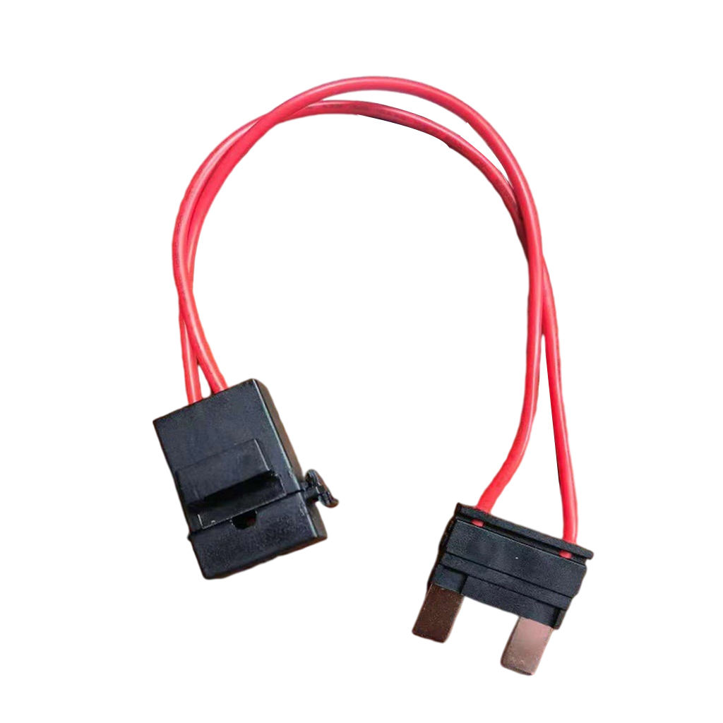 Automotive 2-Pin Current Collector Terminal Plug Harness Fuse Adapter, Quick Disconnect