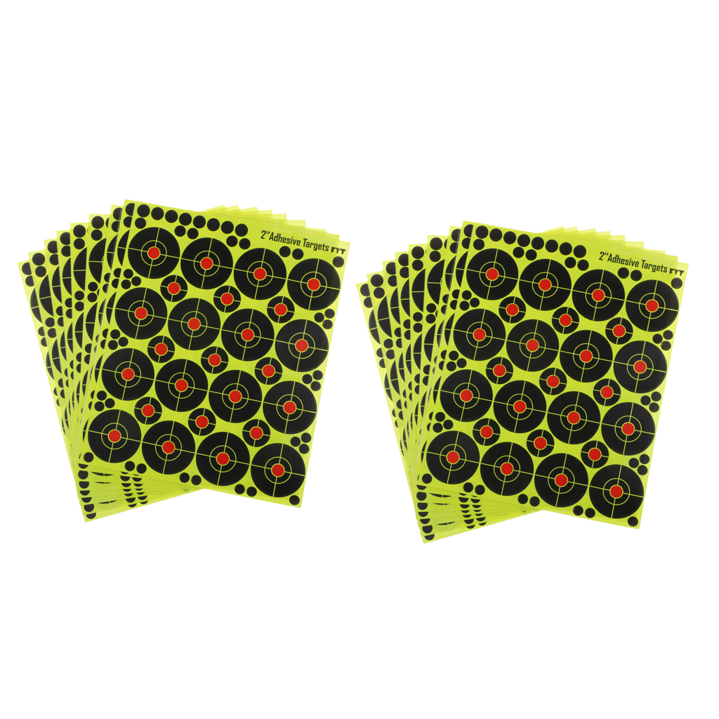 10 Pack Hunting Targets -Sticker & Splatter Reactive Self Adhesive Archery Targets for Hunting Training Practice, 160pcs