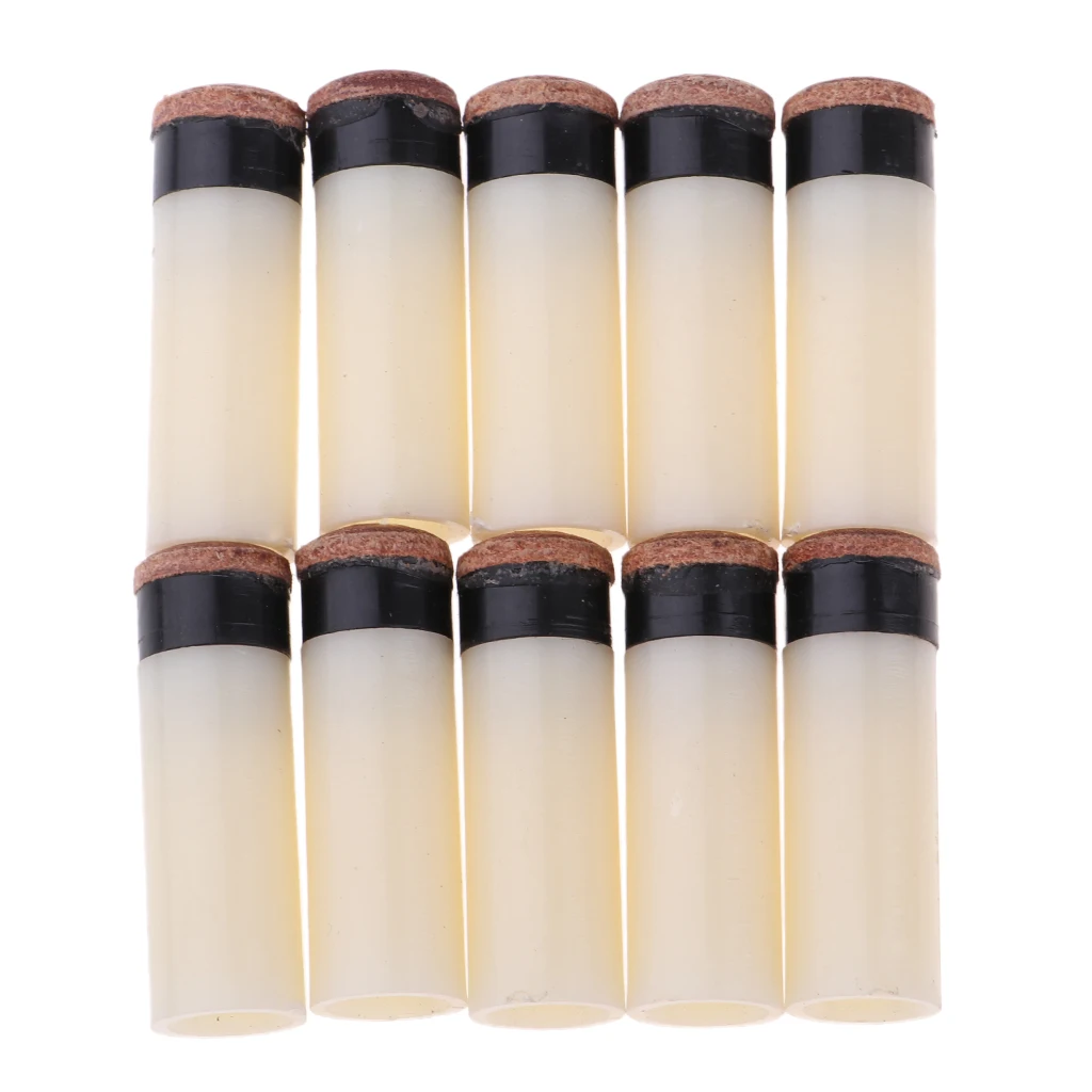 10pcs/Pack Replacements Slip-On Pool Billiard Cue Tips 10mm/11mm/12mm / 13mm