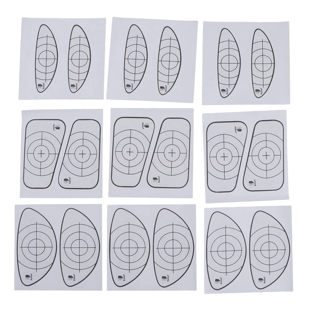 9pcs  Labels  Stickers Golfer Swing Trainer Training Aids Accessories for Irons Woods Swing Trainer