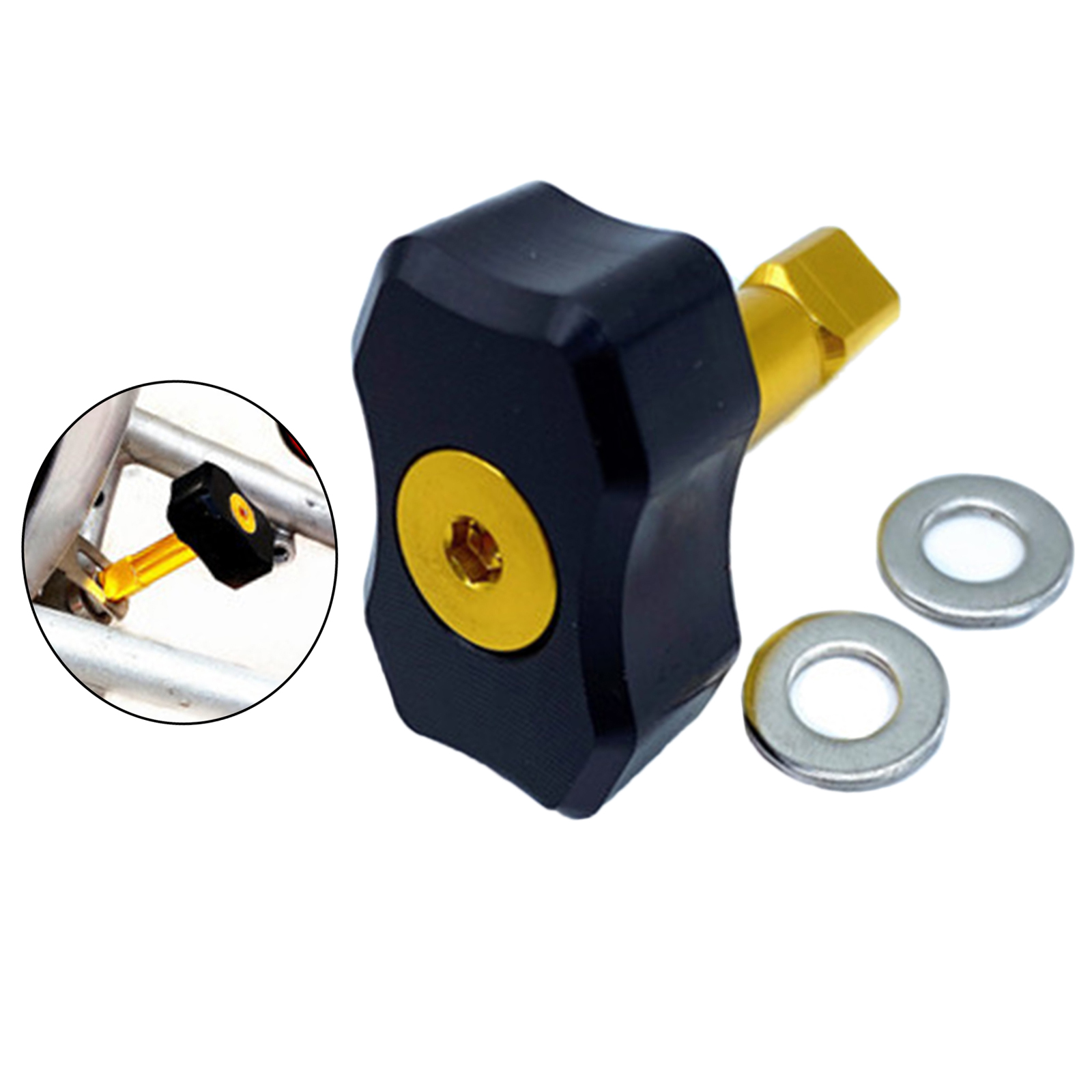 Alloy Bicycle Seat Tube Stop Head Block, Folding Bike Cycling Parking Tray for Brompton, Bikes Parking Equipment