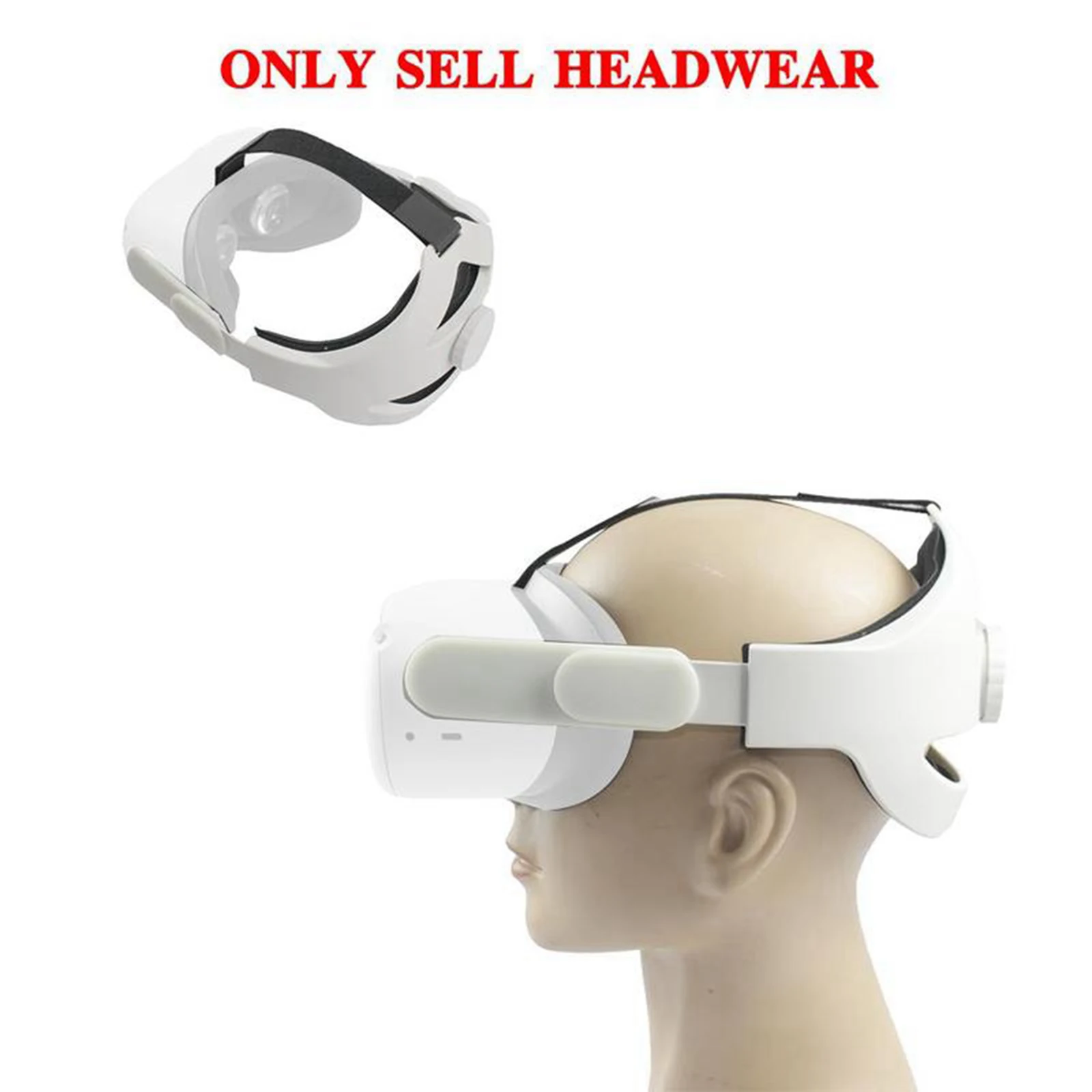 Adjustable for  Quest 2 Head Strap VR Elite Strap,improve Comfort Reduce Head Pressure Virtual Reality Accessories