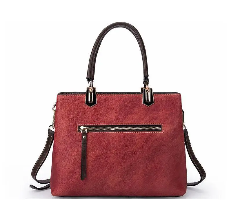 Designer Bags Women's Bag Retro Genuine Leather Luxury Handbags for Women New Handmade Crossbody Bag Large Capacity Bags Female
