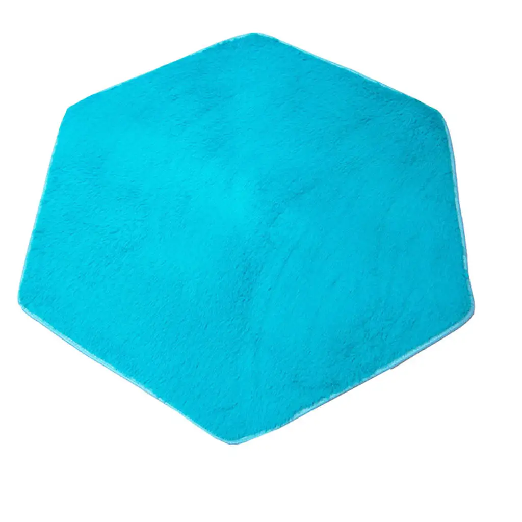 Hexagon Rug Pad Mat for Playhouse Play Tent Soft, Comfortable Carpet