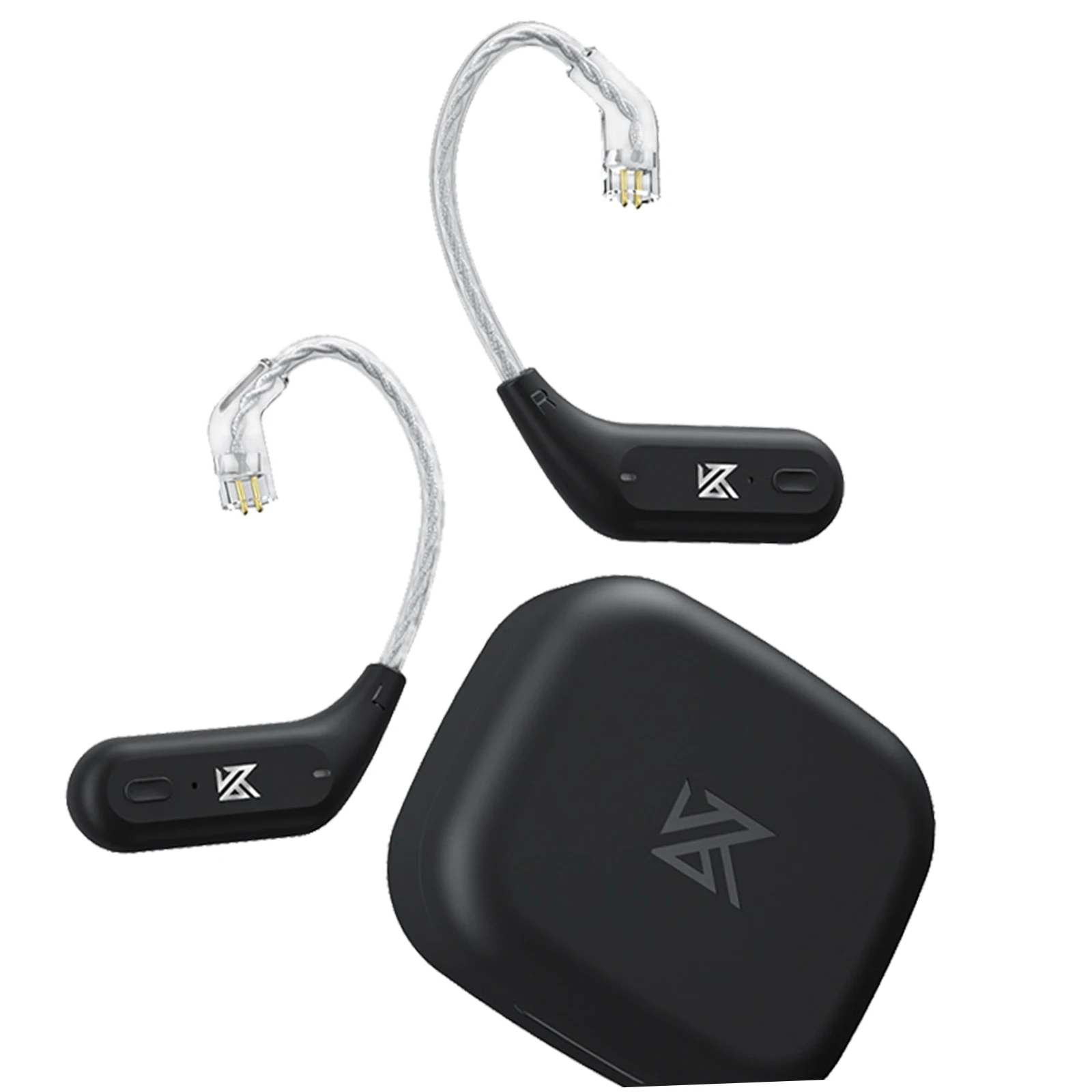 HD Bluetooth 5.2 Ear Hook Compatible with 0.75/0.78mm Pin Earphones Headsets