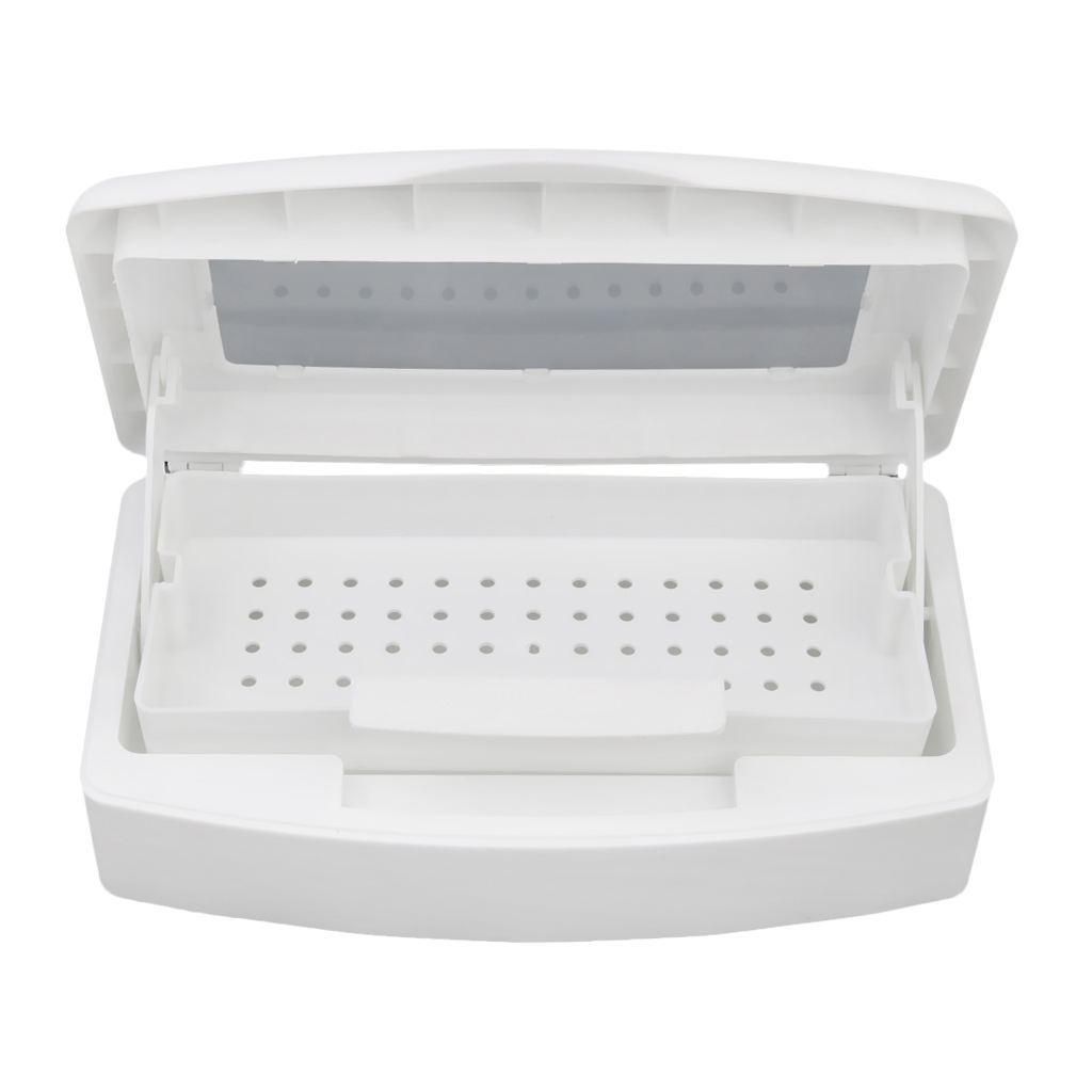  Pro Nail Sterilizer Tray Disinfection Pedicure Manicure Sterilizing Box CaseImplement Salon Beauty Tool