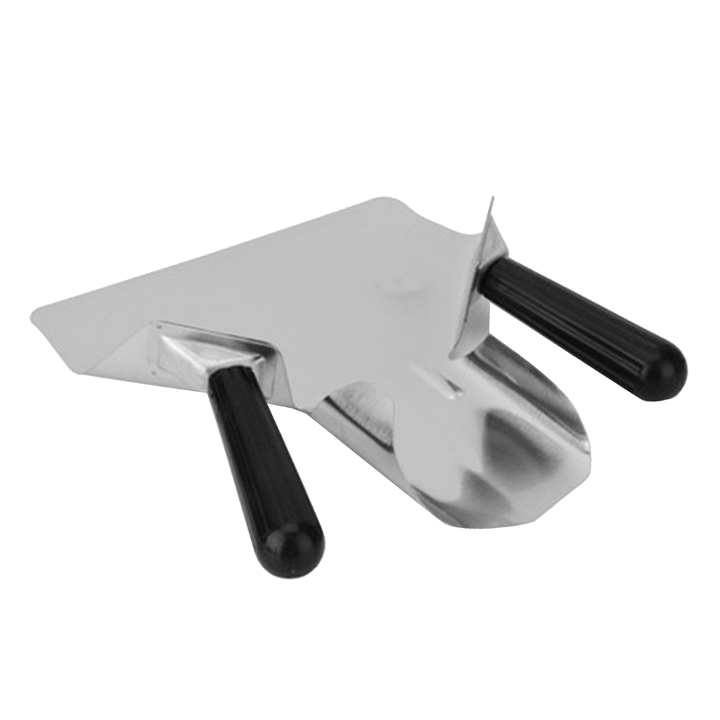 Stainless Steel Double Handle Commercial Fries Bagger Popcorn Ice Scoop
