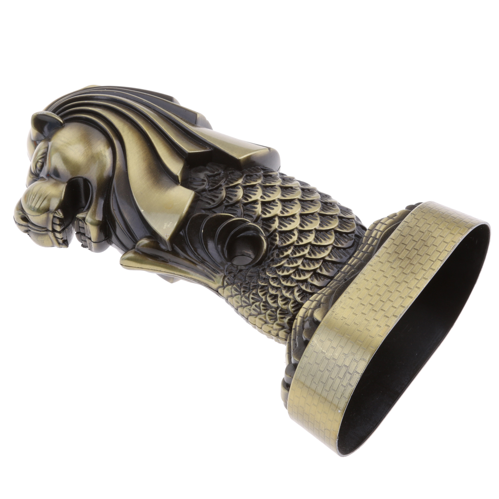 Alloy Merlion Building Model Of Singapore Crafts Home Decor Souvenir Gift Desktop Ornament Travel Souvenir