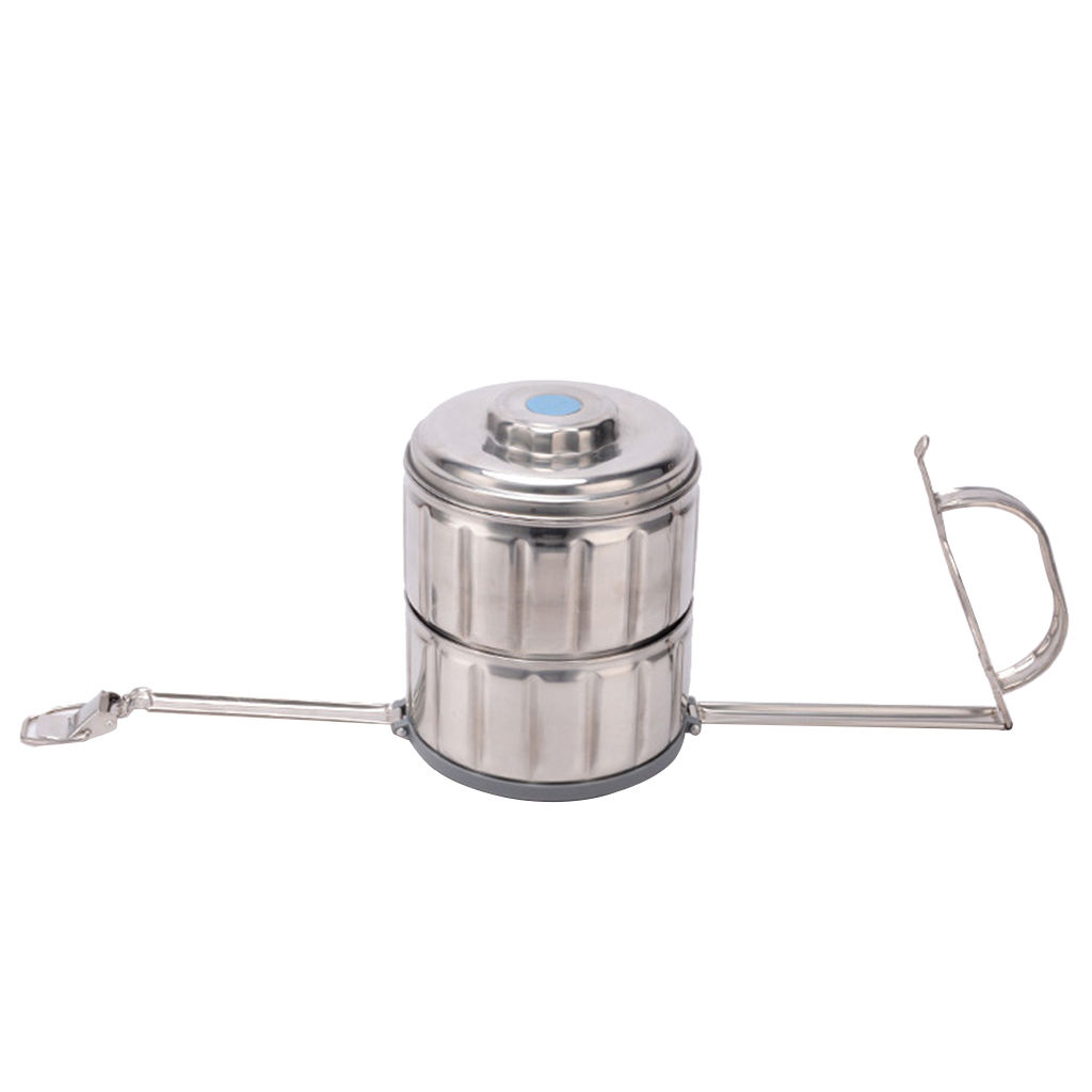 Stainless Steel Thermal Lunch Box Portable Stackable Bento Box 2 Tier/3 Tier