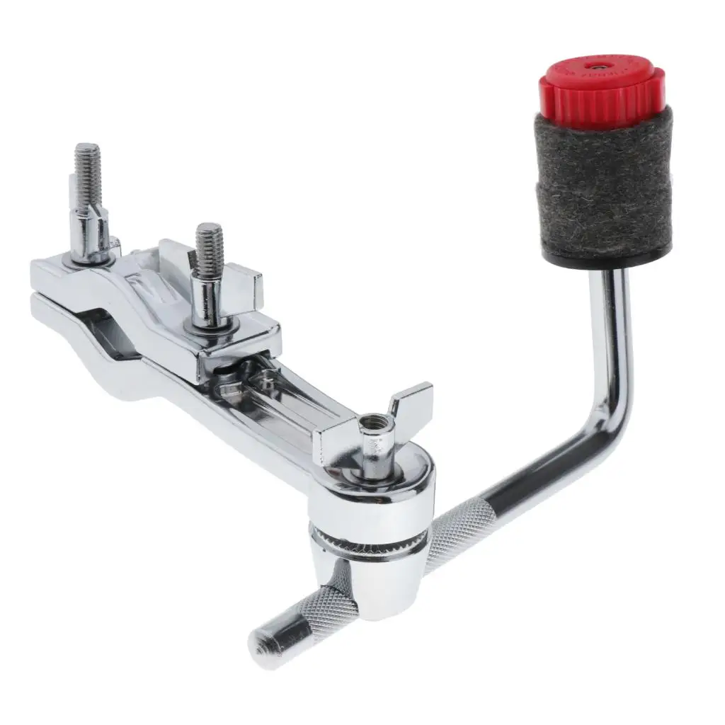 Medium Cymbal Attachment Arm Clamp Holder, with Quick-Set Mate Felt Washers, All Metal for Durable in use