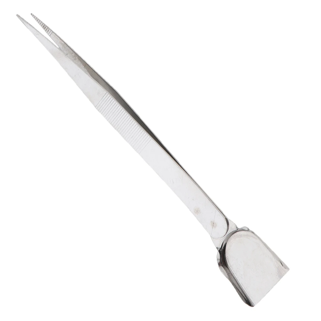 Diamond Tweezers with Shovel for Stones Beadwork Gemologist Tool