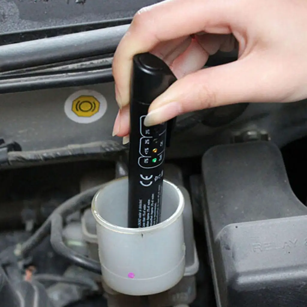 Quality OBD2 Brake Fluid Liquid Tester Pen With 5 LED Car Auto Vehicle Diagnostic Tools Universal Brake Oil Tester Indicator