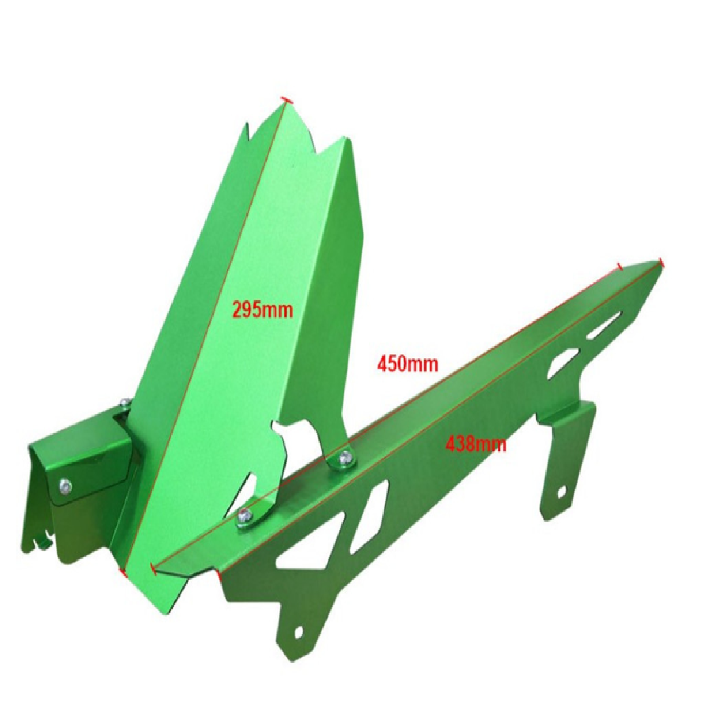 Motorcycle Accessories Chain/Belt Guard Cover Protector For Kawasaki NINJA 400 2017-2019  Green