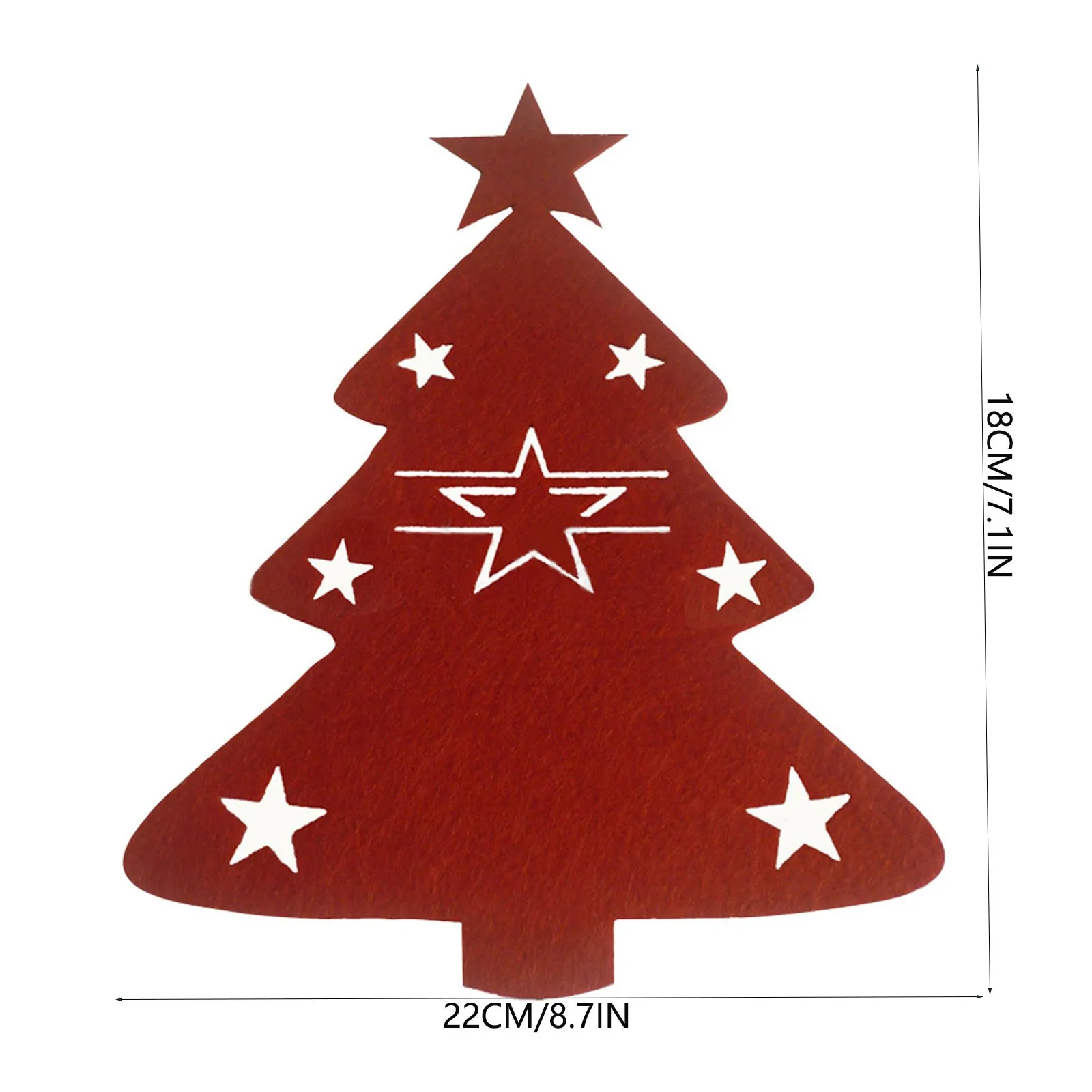 ナイフとフォークカバー 新しいクリスマスツリーカトラリーアクセサリー 家庭用クリスマスデコレーション 8個 ペンダント ドロップ装飾品 Aliexpress