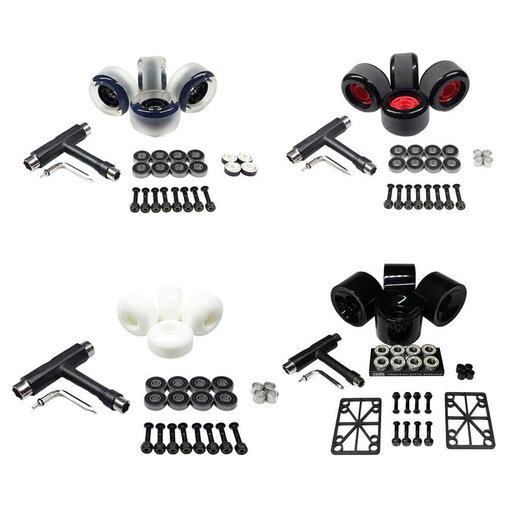 Portable Skate Bearings Wheel DIY Tool Accessory Kit for Skateboard Spinners All-in-One