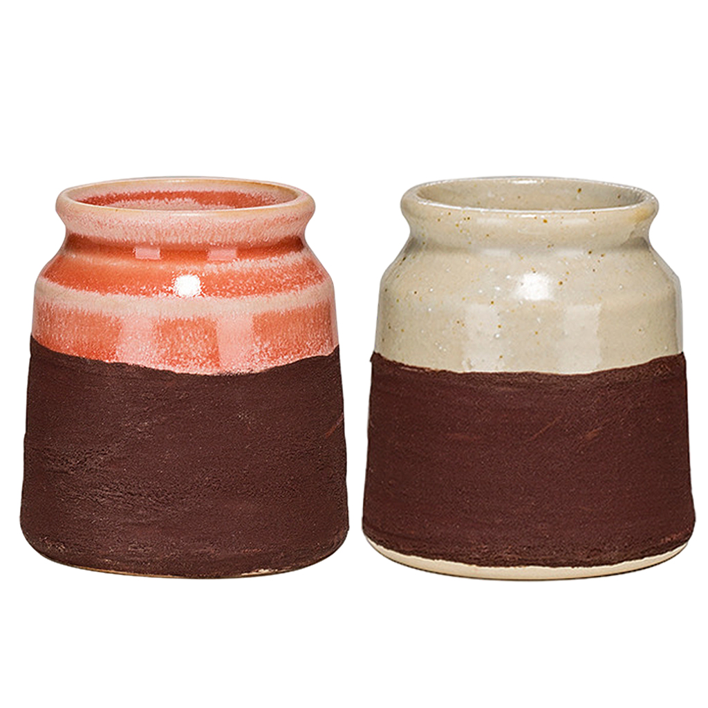 Match Holder with Striker - Retro Ceramic Jar for Strike Anywhere  for