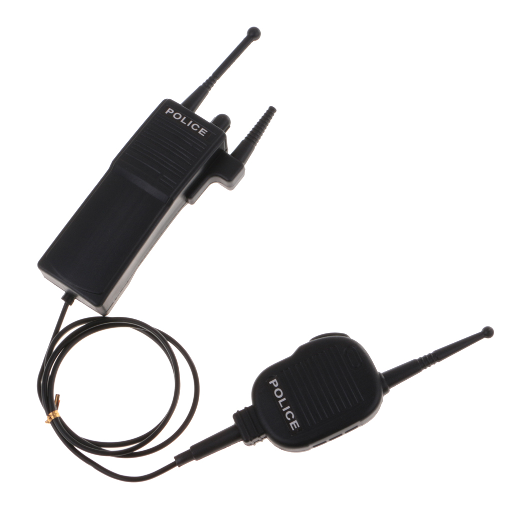 Funny Artificial Police Intercom Prop Two Way Radio Toy Game Joke Gag