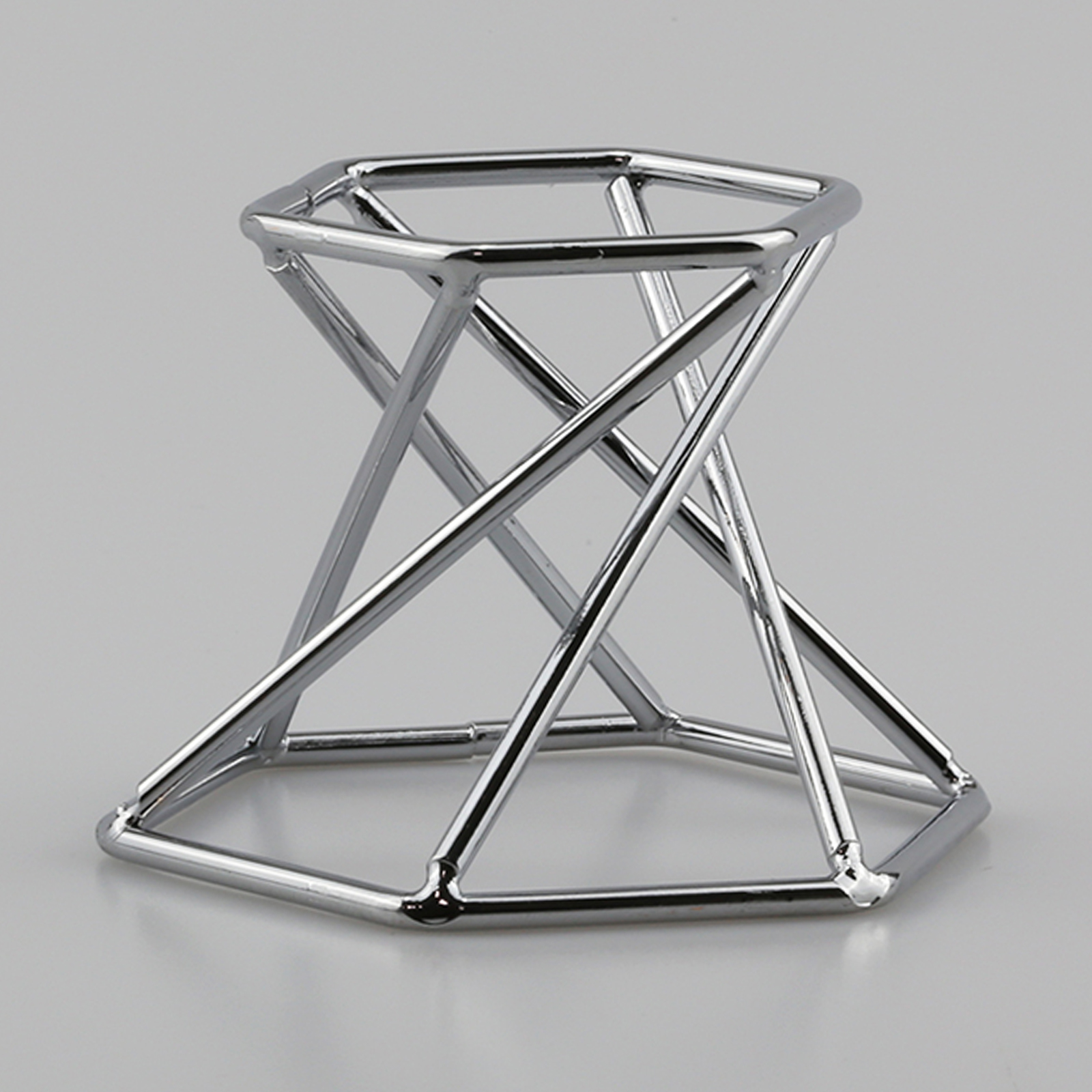 Hexagon Display Stand For Mineral Specimens Amethyst  Gemstone Holder