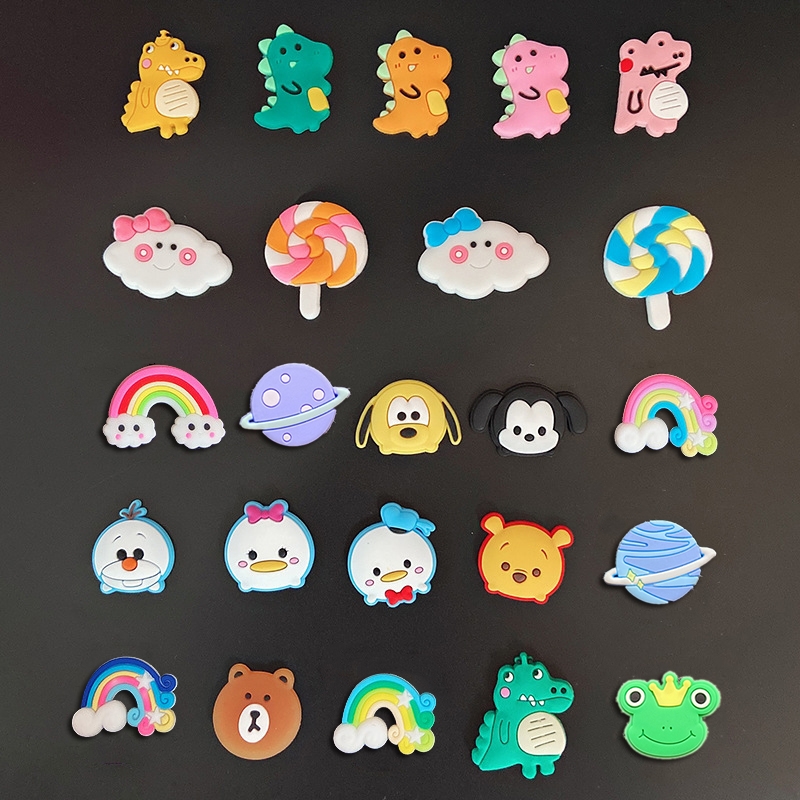 1pcs Cute Animals Shoe Charms Accessories Decorations Rainbow Frog PVC Croc jibz Buckle for Kids Boys Girls Party Xmas Gifts 1pcs Cute Animals Shoe Charms Accessories Decorations Rainbow Frog PVC Croc jibz Buckle for Kids Boys Girls Party Xmas Gifts