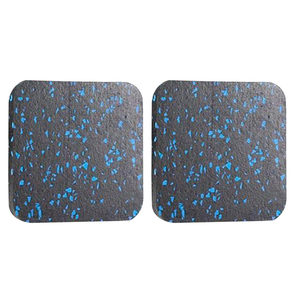 1 Pair Treadmill Noise Absorption Mat Rubber Fitness Floor Pad Antistatic