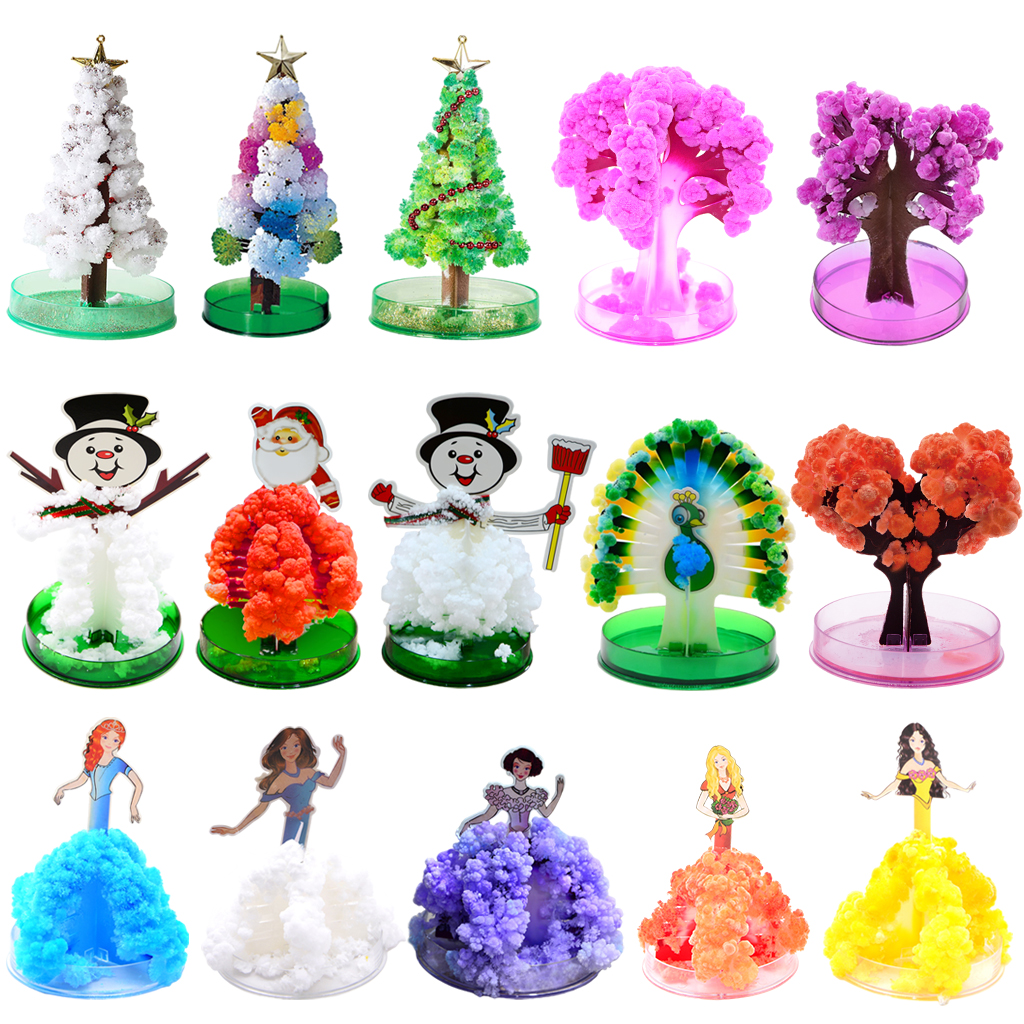 Growing Crystal Tree Paper Tree Kit Crystal Growing Tree Toys Children's Gifts Xmas Birthday Gift