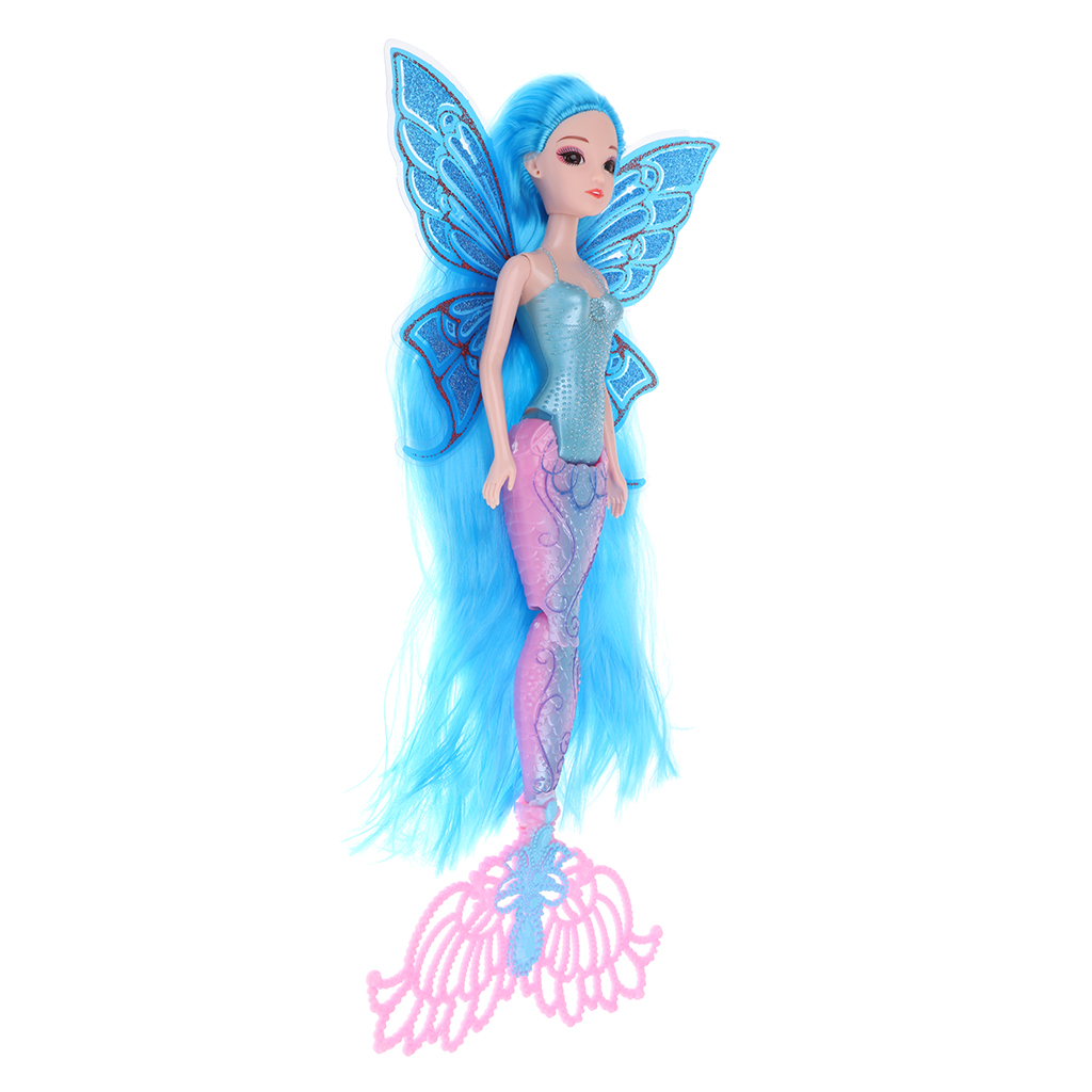 Stylish Mermaid Doll Toy Mermaid Rainbow Lights Doll Classic Princess Toys Custom Doll Collection Birthday Gifts