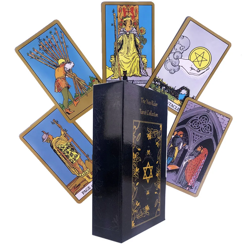 New HOT SALE The Neo Rider Tarot Collection Divination Witchcraft Supplies Art Nouveau High Quality Divination Prophecy