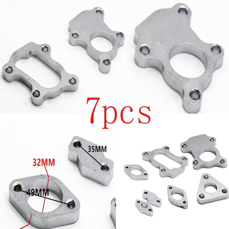 for Flat Steel RHB31 VZ21 Turbocharger Turbo Flanges Seven-part Complete Set